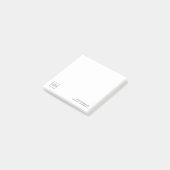 Aangepaste zakelijke Logo met aangepaste tekst Post-it® Notes (Schuin)
