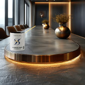 Aangepaste zakelijke Logo-Mok - gepersonaliseerde Tweekleurige Koffiemok