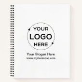 Aangepaste zakelijke Logo Notitieboek (Voorkant)
