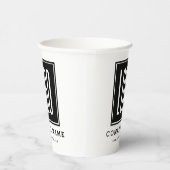 Aangepaste zakelijke Logo Papieren Bekers (Rechts)