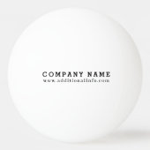 Aangepaste zakelijke Logo Pingpongballen (Achterkant)