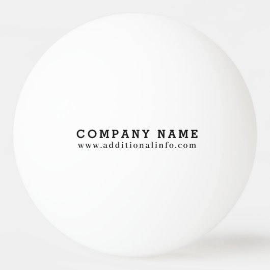 Aangepaste zakelijke Logo Pingpongballen (Achterkant)