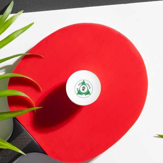 Aangepaste zakelijke Logo Pingpongballen