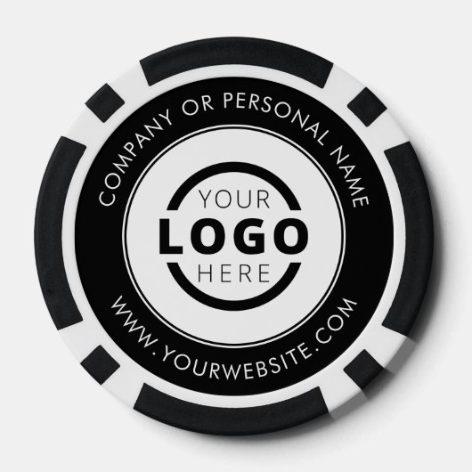Aangepaste zakelijke Logo Poker Chips (Achterkant)