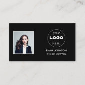 Aangepaste zakelijke Logo | Professionele foto Visitekaartje (Voorkant)