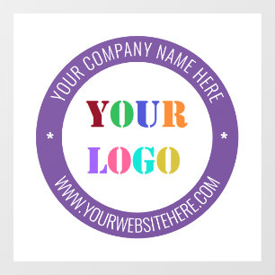 Aangepaste zakelijke Logo - Promotie venster Cling Raamsticker