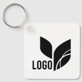 Aangepaste zakelijke Logo QR Code Marketing Sleutelhanger (Voorkant)