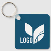 Aangepaste zakelijke Logo QR Code Marketing Sleutelhanger (Voorkant)