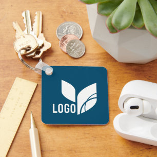 Aangepaste zakelijke Logo QR Code Marketing Sleutelhanger