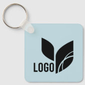 Aangepaste zakelijke Logo QR Code Marketing Sleutelhanger (Voorkant)