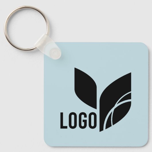 Aangepaste zakelijke Logo QR Code Marketing Sleutelhanger (Voorkant)