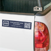 Aangepaste zakelijke Logo QR-code Promotionele Cor Bumpersticker (Op Truck)