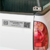 Aangepaste zakelijke Logo QR-code Promotionele Cor Bumpersticker (Op Truck)