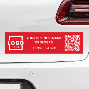 Aangepaste zakelijke Logo QR-code Promotionele Cor Bumpersticker