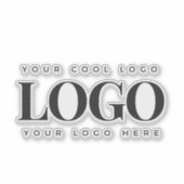 Aangepaste zakelijke Logo-rechthoeklaptop Sticker (Voorkant)