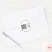 Aangepaste zakelijke Logo Ronde Sticker (Envelop)