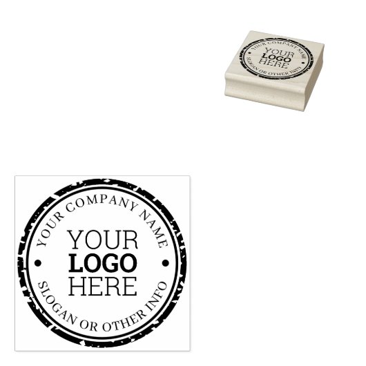 Aangepaste zakelijke Logo Rubberstempel (Gestempeld)