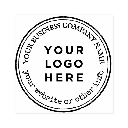 Aangepaste zakelijke Logo Rubberstempel (Afrduk)