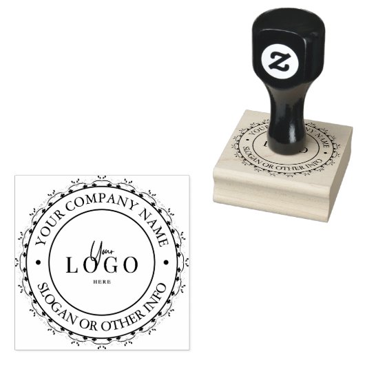 Aangepaste zakelijke Logo Rubberstempel (Gestempeld)