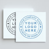 Aangepaste zakelijke Logo Rubberstempel