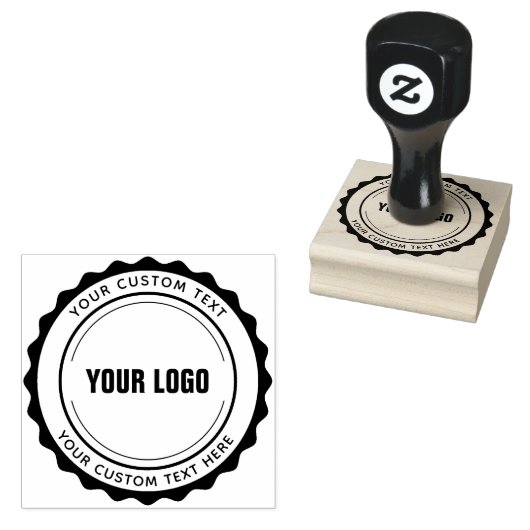 Aangepaste zakelijke Logo Rubberstempel (Gestempeld)