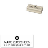 Aangepaste zakelijke Logo Rubberstempel (Gestempeld)