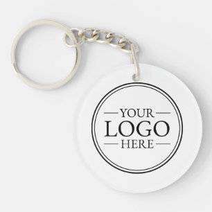 Aangepaste zakelijke Logo Sleutelhanger
