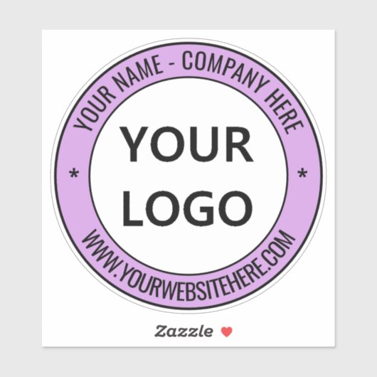 Aangepaste zakelijke Logo - Speciale acties Sticker (Vel)
