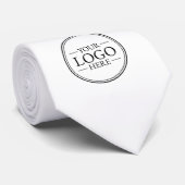 Aangepaste zakelijke Logo-Stropdas Stropdas (Opgerold)