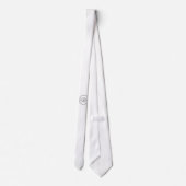 Aangepaste zakelijke Logo-Stropdas Stropdas (Achterkant)