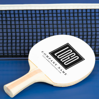 Aangepaste zakelijke Logo Tafeltennisbatje