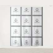 Aangepaste Zakelijke Logo Tapijt – Professioneel Wandkleed (Voorkant)