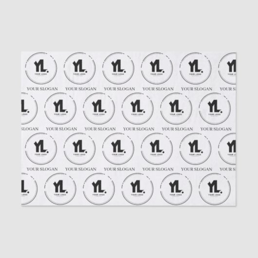 Aangepaste zakelijke Logo Tissuepapier (Voorkant)