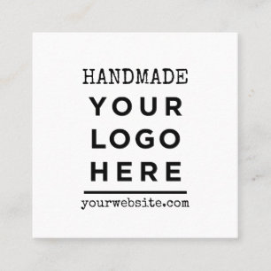 Aangepaste zakelijke Logo Vierkante Visitekaartje