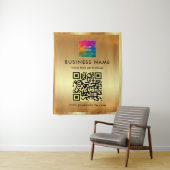 Aangepaste zakelijke Logo Voeg tekst achtergrond S Wandkleed (In situ)