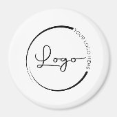 Aangepaste zakelijke Logo voor bedrijven Magneet (Voorkant)