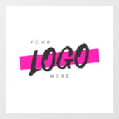 Aangepaste zakelijke Logo voor bedrijven Raamsticker (Vel)