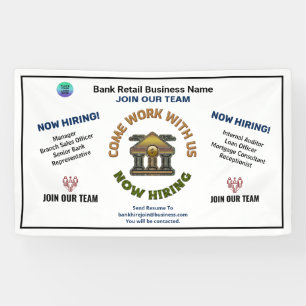 Aangepaste zakelijke Logo voor gezochte bedrading Spandoek