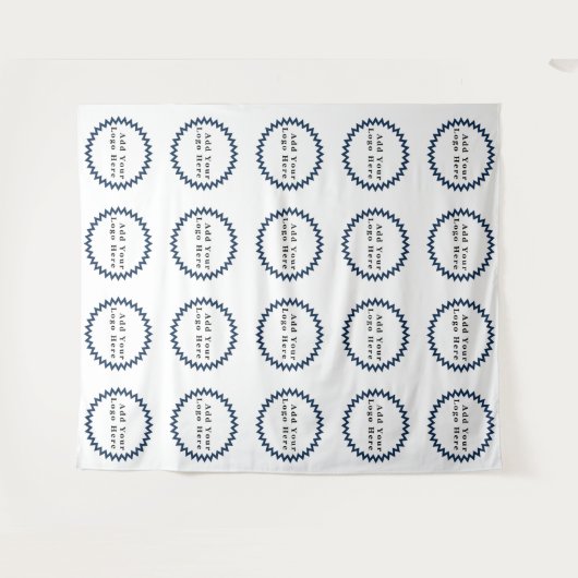 Aangepaste zakelijke Logo Wandkleed (Voorkant (horizontaal))