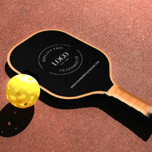 Aangepaste zakelijke logo WEBSITE Eenvoudige promo Pickleball Paddle
