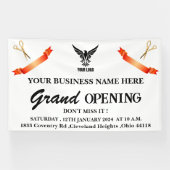 Aangepaste zakelijke Logo Winkel groothandel opene Spandoek (Horizontaal)