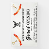 Aangepaste zakelijke Logo Winkel groothandel opene Spandoek (Verticaal)