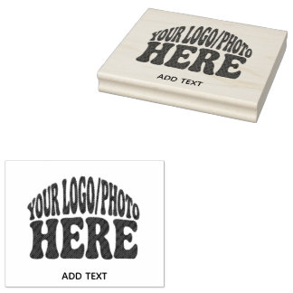 Aangepaste Zakelijke Logo Zakelijke Sjabloon Rubberstempel