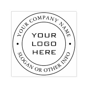 Aangepaste zakelijke Logo Zelfinktende Stempel