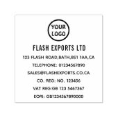 Aangepaste zakelijke Logo Zelfinktende Stempel (Design)