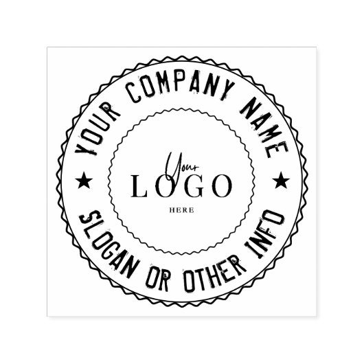 Aangepaste zakelijke Logo Zelfinktende Stempel (Design)