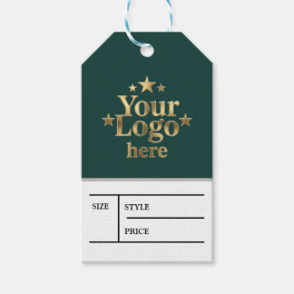Aangepaste Zakelijke Moderne logo Prijs Hang Merkn Cadeaulabel