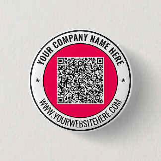 Aangepaste zakelijke promotionele QR-code knop voo Ronde Button 3,2 Cm
