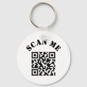 Aangepaste zakelijke QR-code voor speciale acties Sleutelhanger (Achterkant)