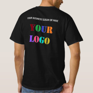Aangepaste zakelijke T-shirt met uw Logo en tekst